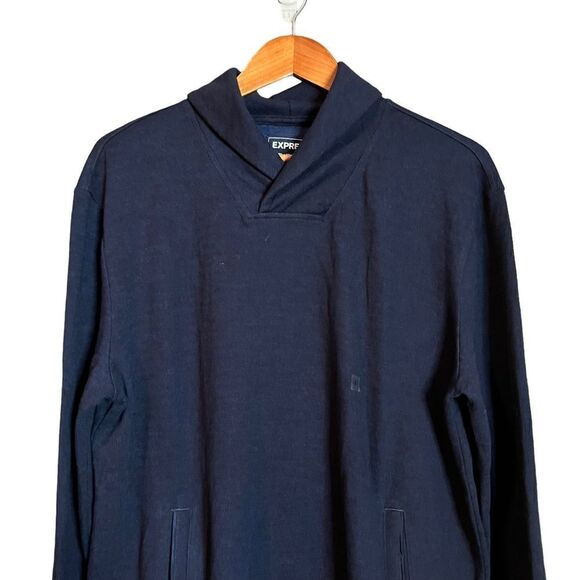 NWT! Express navy sweater. Size large - Picture 2 of 11